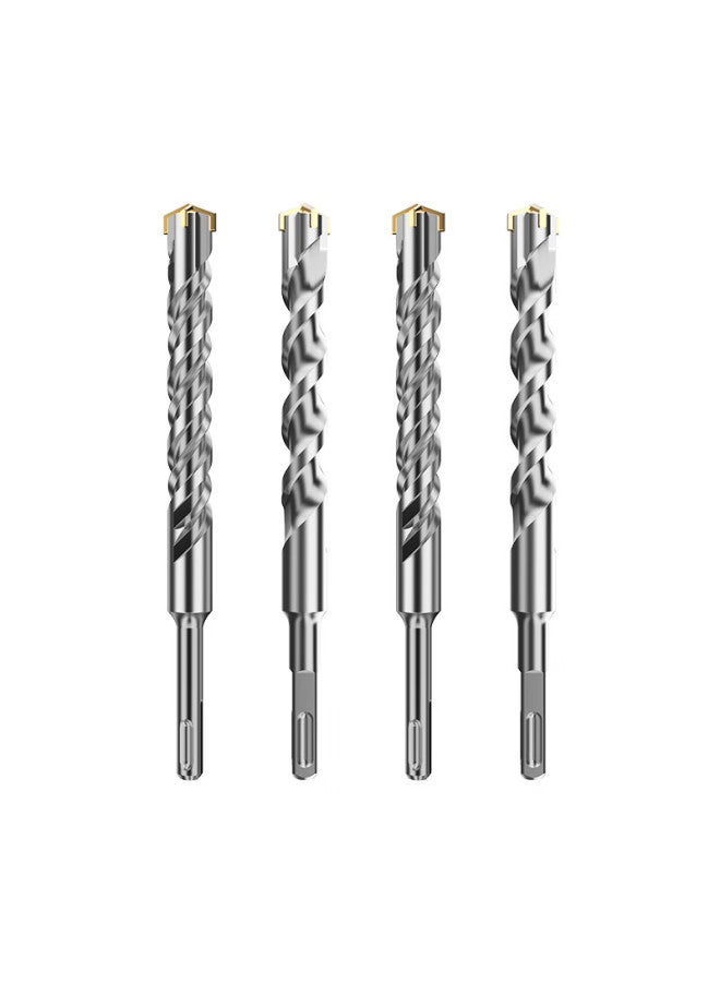 Huhao Electric Hammer Drill Bit, Cross Impact Drill Bit, Tungsten Steel Alloy, Wall-piercing, Hole-drilling, Concrete-specific, Round Shank, Square Shank, Rotary Head - Image 3