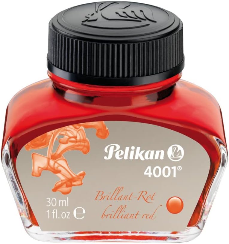 Pelikan 4001 Brilliant Red Ink - 30ml Bottle