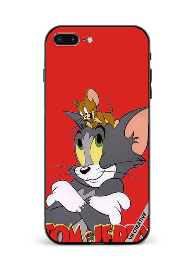 VR CREATIVE Protective Case Cover For Apple iPhone 7 Plus/8 Plus Tom And Jerry Design Multicolour - Image 1
