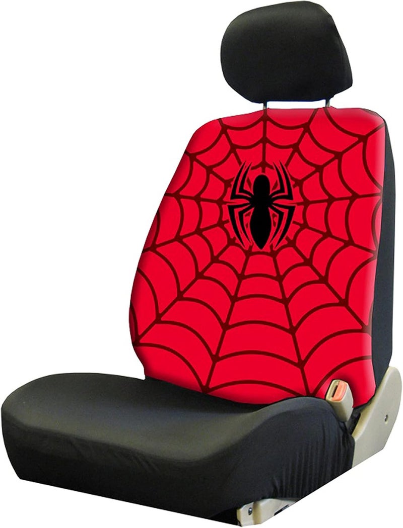 غطاء مقعد سيارة عالمي منخفض الظهر من مارفل سبايدرمان