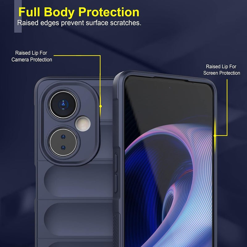 ZAPCASE Back Case Cover for OnePlus Nord CE 3 Lite 5G | Compatible for OnePlus Nord CE 3 Lite 5G Back Cover | Liquid Silicon Magic Case with Camera Protection | Sapphire - Image 3