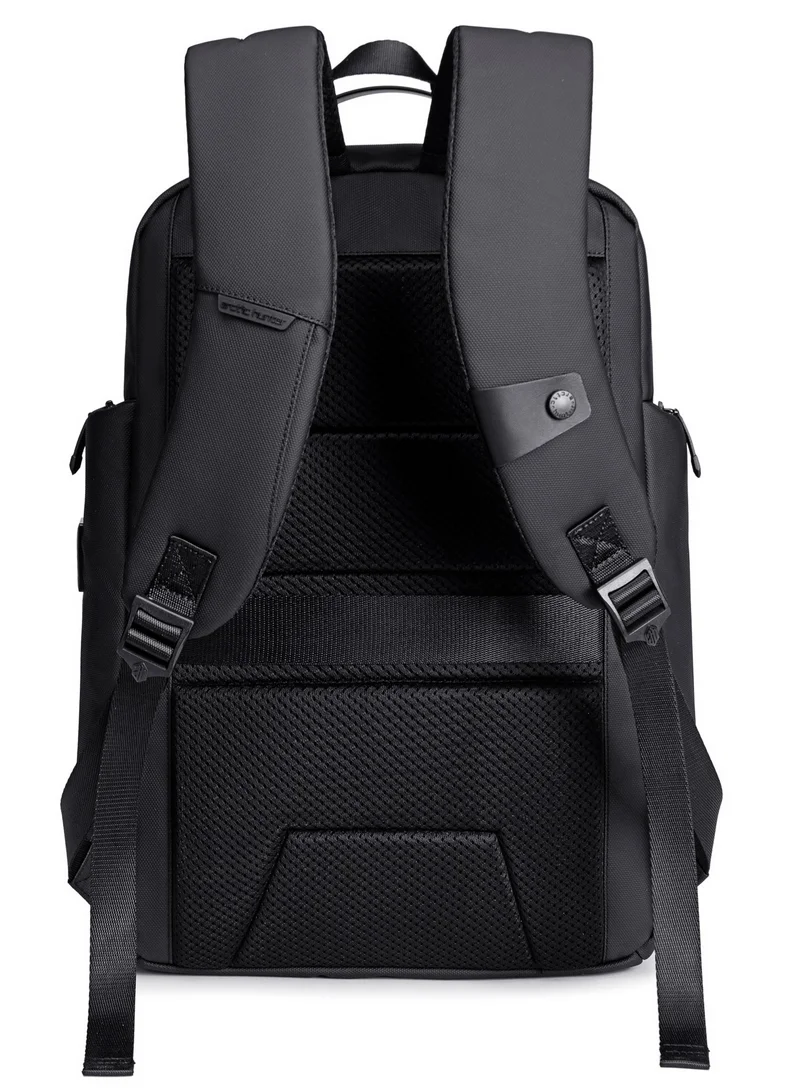 Arctic Hunter Black Laptop Daypack Durable Polyester Backpack with Built In USB/Headphone Port Computer Bag for Men Women, B00554, Black  | Best Price UAE