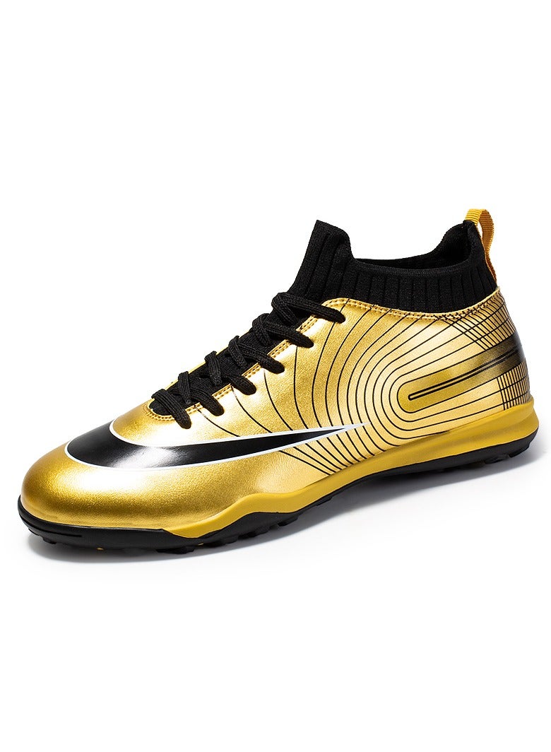 2024 New High Top Anti slip Football Shoes Outdoor Indoor Professional Youth Boys Football Shoes Unisex Football Cleats  - Image 4