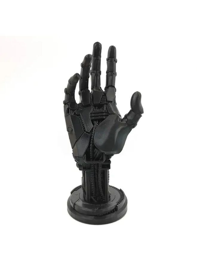 Black 3D Printed Game Controller Holder Cyberpunk Desktop Organizer for PS4 PS5 Xbox Phone - Image 1