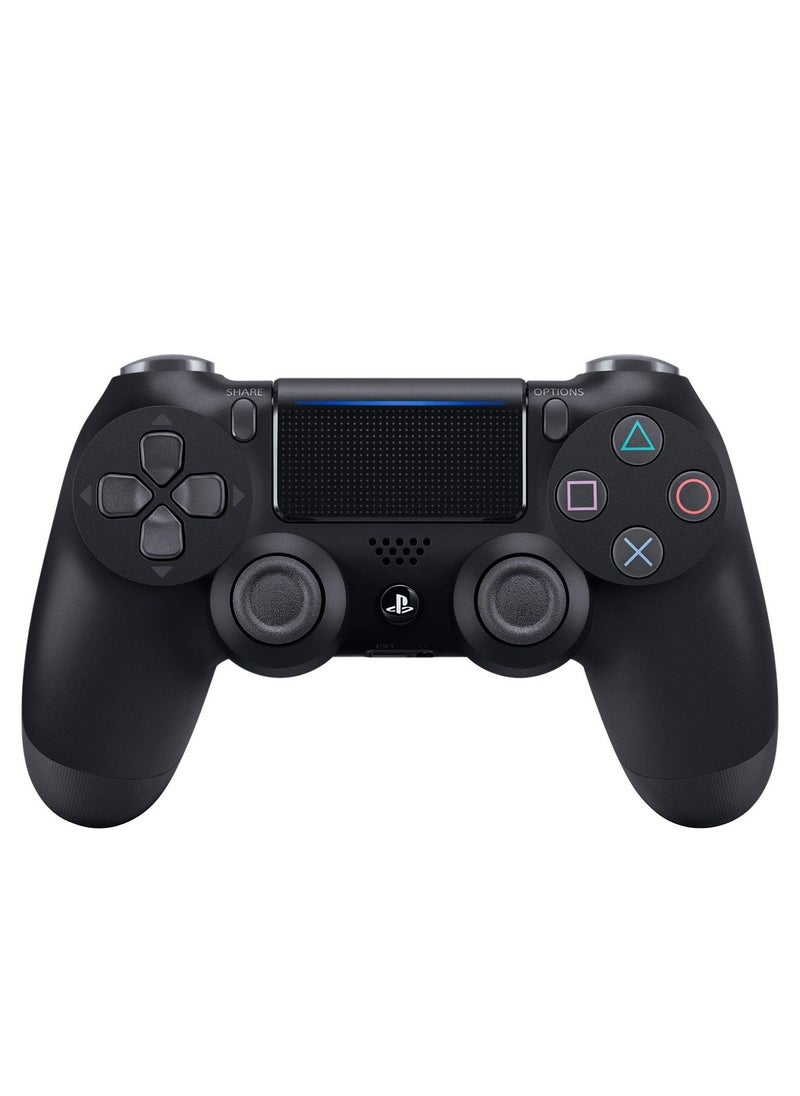 جنرال - وحدة تحكم لاسلكية لجهاز PS4/PS4 Slim/PS4 Pro/PC مع ذراع تحكم مضادة للانزلاق وكابل USB واهتزاز مزدوج ولوحة لمس قابلة للنقر ووظيفة صوتية وإضاءة LED - Image 1