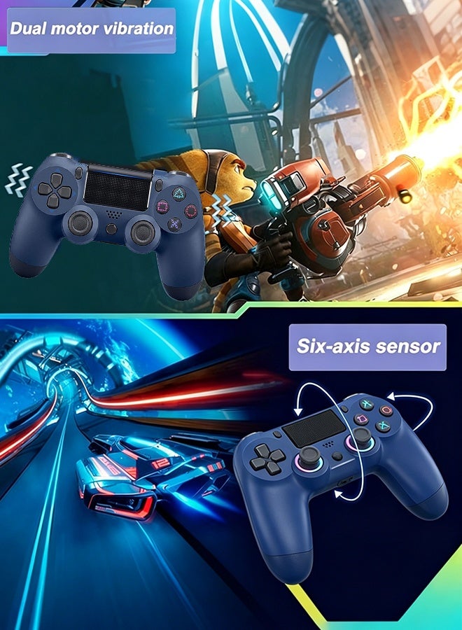 CubeG Wireless Controller for PlayStation 4 with USB Cable  Dual Vibration Clickable Touchpad & LED Light - Image 3
