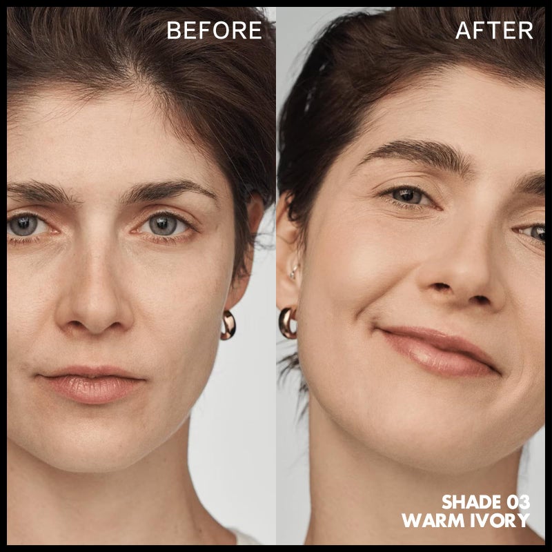 FOCALLURE 2 Pcs Liquid Foundation, Skin Evolution Foundation + Concealer, Full Coverage Foundation Makeup, Durable, Waterproof, Oil-Control, Hides Wrinkles & Lines, Warm Ivory - Image 3