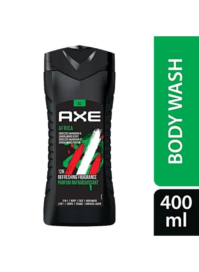 Axe Africa Shower Gel 12H 400ml - Image 2