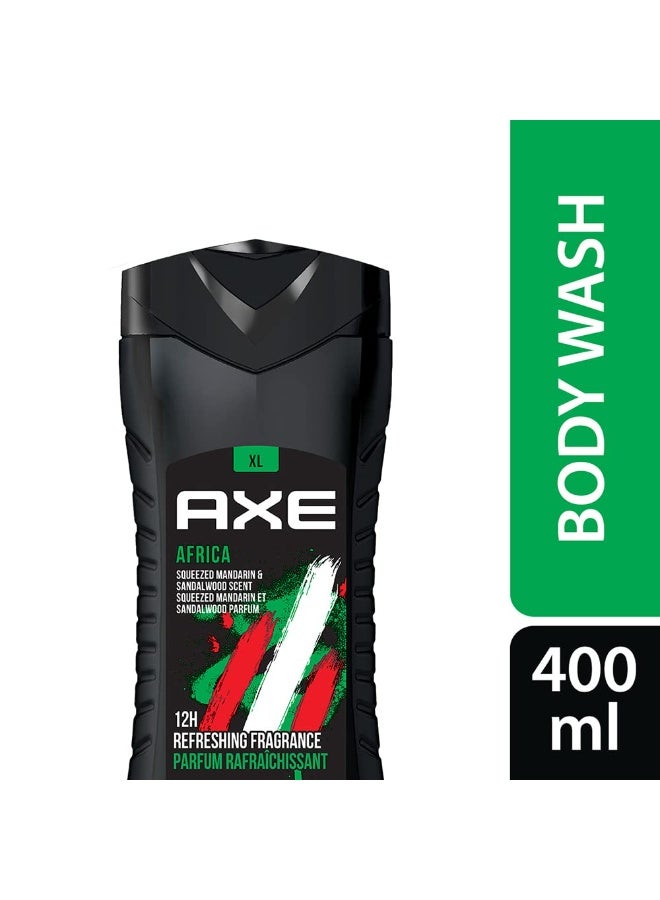 Axe Africa Shower Gel 12H 400ml - Image 1