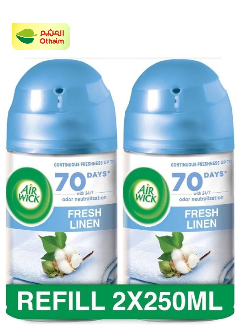 Air Wick Airwick Air Refresher, Soft Cotton Scent, 2X250ml 