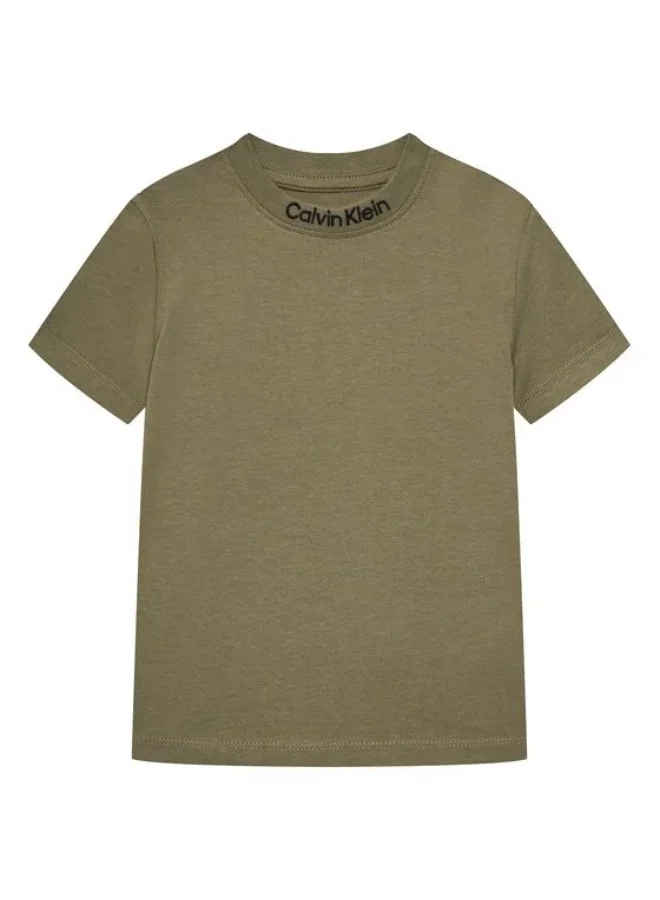 Calvin Klein Jeans Kids 2 Pack Logo Crew Neck T-Shirt