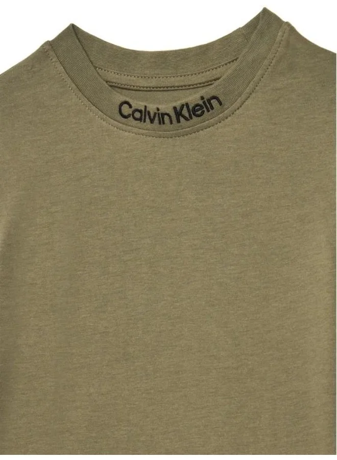 Calvin Klein Jeans Kids 2 Pack Logo Crew Neck T-Shirt