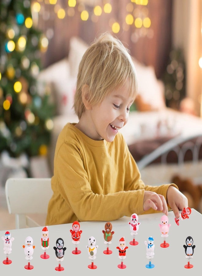 FOIMAS 24 PCS Christmas Spring Toys Christmas Party Favors for Kids Spring Launchers for Xmas Stocking Stuffers Birthday Carnival Prizes Goodie Bags Filler Classroom Rewards - Image 5