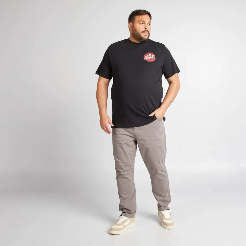 Kiabi Star Wars Darth Vader Short-Sleeved T-Shirt Black