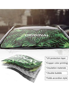 Y&D Car Sun Shade for Front Windshield Sunshades Visor Protector Blocks UV Rays Foldable Dinosaur Universal Fit and Heat Reflector  - Image 5