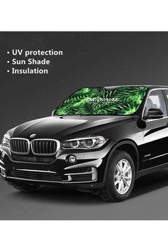 Y&D Car Sun Shade for Front Windshield Sunshades Visor Protector Blocks UV Rays Foldable Dinosaur Universal Fit and Heat Reflector  - Image 3