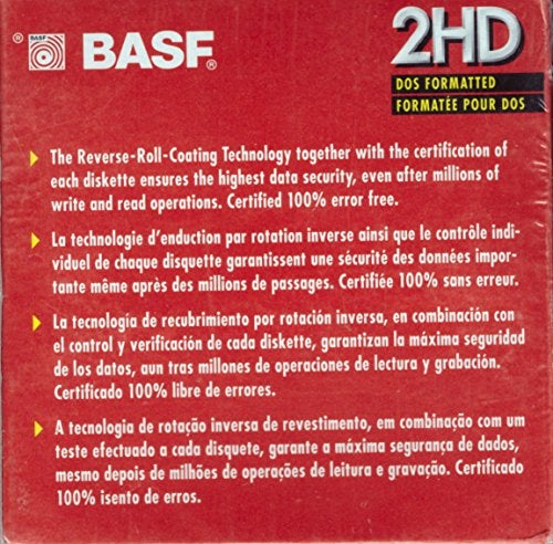 BASF Diskettes New Basf 2hd DOS Double Sided 3.5 - Image 2