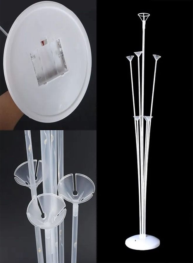 fashionhome 7 Columns Led Balloon Stand Sturdy Durable High Quality Lightweight For Decoration  - Image 4