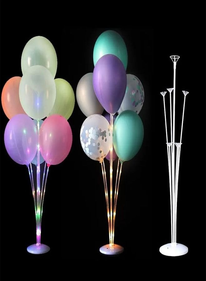 fashionhome 7 Columns Led Balloon Stand Sturdy Durable High Quality Lightweight For Decoration  - Image 3