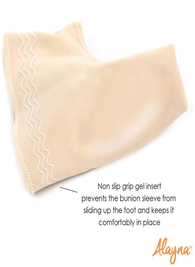 Alayna Bunion Corrector and Bunion Relief Sleeve Gel Pad Cushion Splint Orthopedic Bunion Protector for Men and Women, Hallux Valgus Corrector Bunion Guard, Bunion Pain Relief (2 PCS) (Large) - Image 2