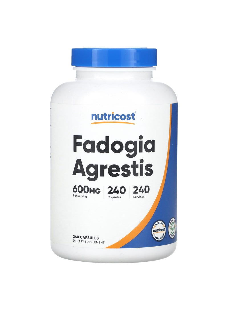 Nutricost Fadogia Agrestis, 600 mg, 240  Capsules