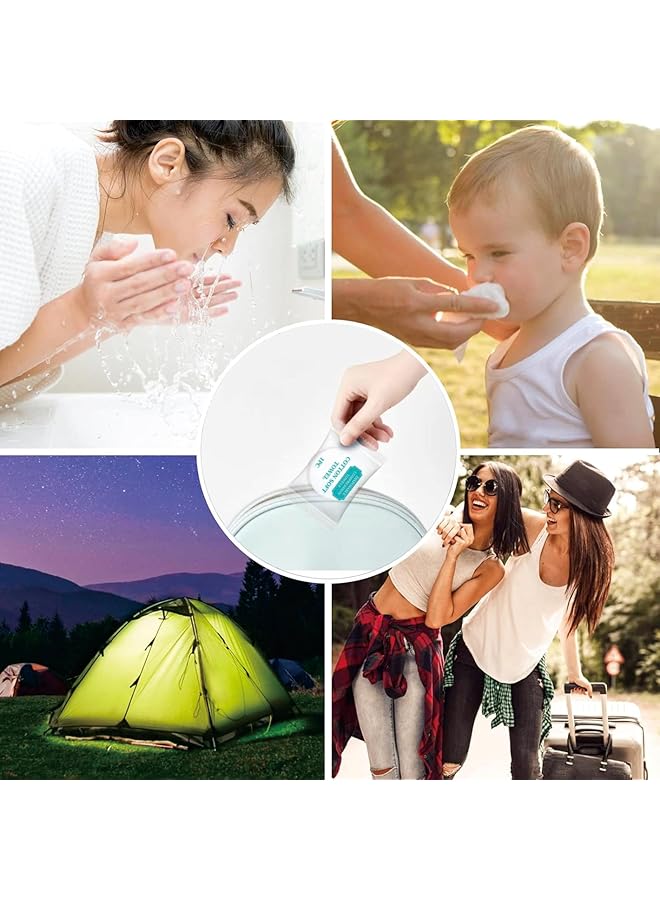 Excefore Disposable Face Towels 24 PCS Compressed Towel Tablets Mini Portability Travel Towel Compressed Towels Expands in Water Extra Thick Compressed Towel for Home Care Outdoor Camping - Image 5