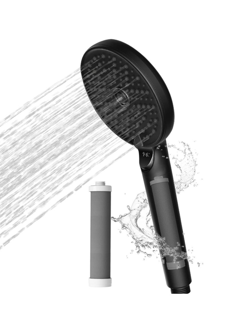 Filter Shower Head, Multiple Spray Modes Shower Head with Filter for Chlorine Removal and Hair Skincare Protection, High Pressure Water Saving Showers, G1/2 Connect Black Showerhead - pzsku/ZAAB474D52F30B860C332Z/45/_/1691739141/5086514b-5f51-48d3-ba22-efd1bd13de77