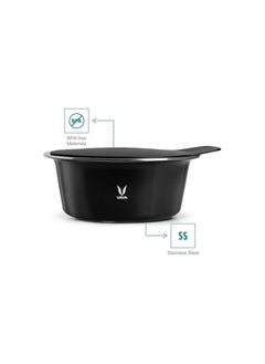 VAYA HauteCase Premium Stainless Steel Hot Box with Stack Lid to Serve Roti, 2000 ML Vacuum Insulated Steel Hot Box Keeps Food Hot & Fresh, Kitchen Hot Pot Improves Dining Table Decor,Sable Black - pzsku/ZAAB4A0EA6417FD69AAFBZ/45/_/1732524590/716f6680-62af-4a61-a14a-f946f24799ff