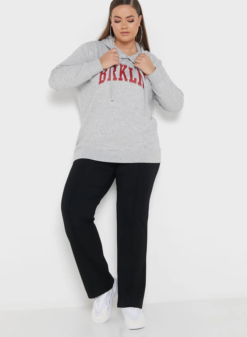 Only Carmakoma Graphic Detail Hoodie