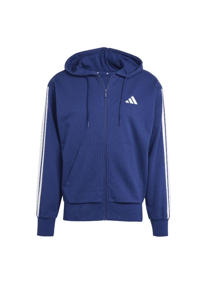 Adidas - adidas essentials three stripes french terry fullzip men hooded track top - Image 1