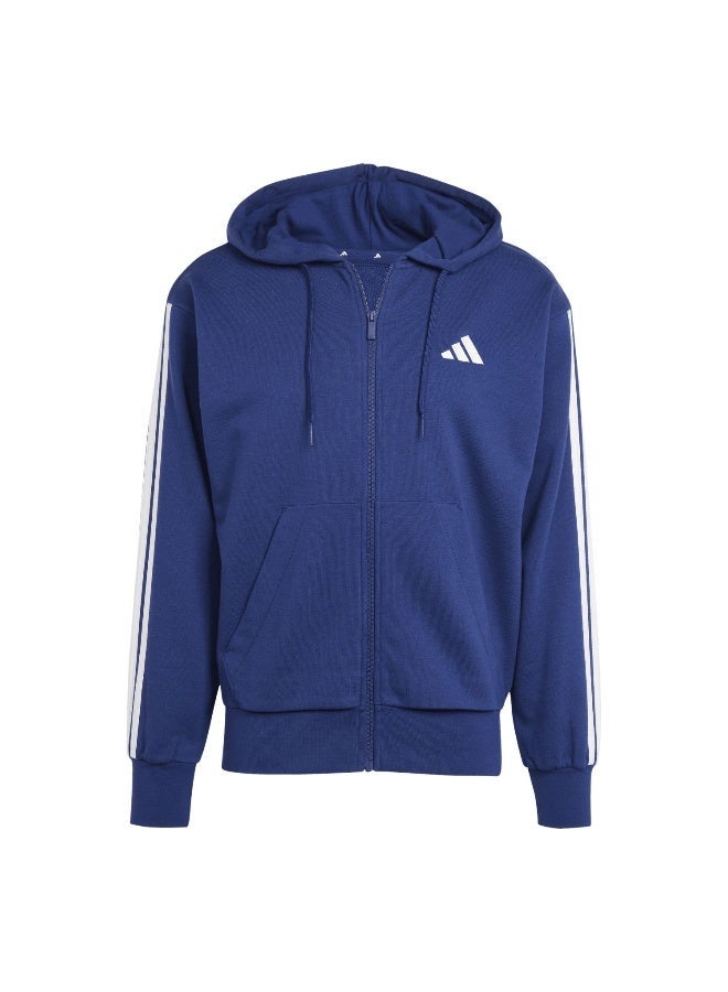 Adidas essentials three stripes french terry fullzip men hooded track top - Image 2