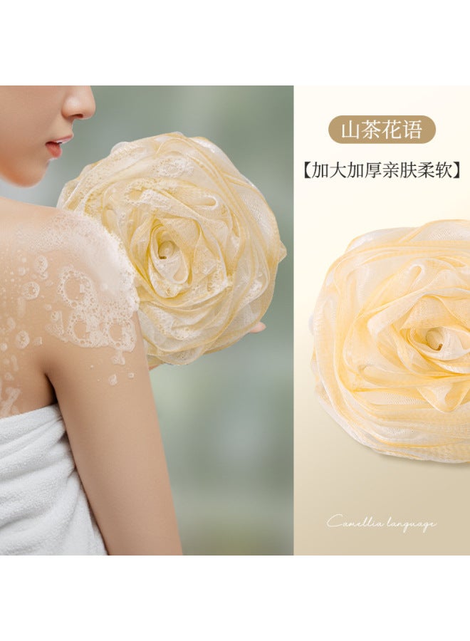 High-end Large Bath Ball, Non-scattering Bath Flower Ball, Cute Bubble Bath, Female Bath Flower Bath Towel