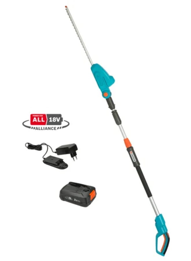 GARDENA- Battery Telescopic Hedge Trimmer THS 42/18V P4A Ready-To-Use Set - Image 1