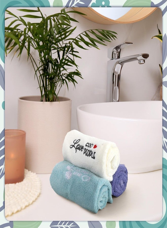 Pickmesh 4 Pcs Christian Hand Towels Set Christian Gifts for Men Women Faith Religious Cotton Bathroom Dish Towels 9. 8 x 19. 7 Inches Cross Kitchen Decors for Pastor Gifts for Fathers Day Bathroom - Image 4