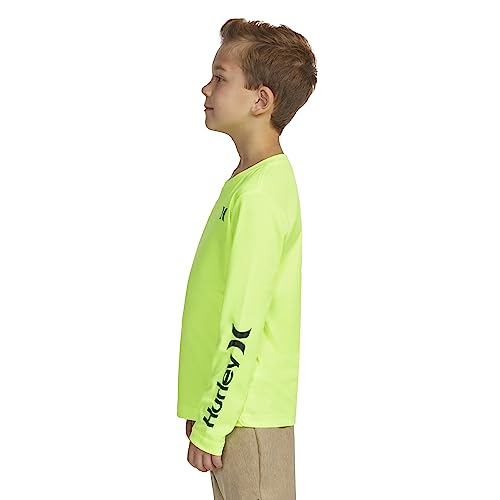 Hurley قميص هارلي للأولاد بأكمام طويلة للحماية من الشمس، فولت، L - Image 4
