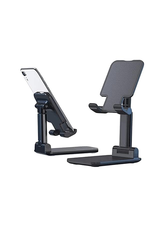 Phone Stand Holder,Multi-Angle Adjustable Smart Desk Dock,Compatible with All Android Smartphone,iPhone XS Max XR 6 6s 7 8 X Plus 5 5s 5c- Black