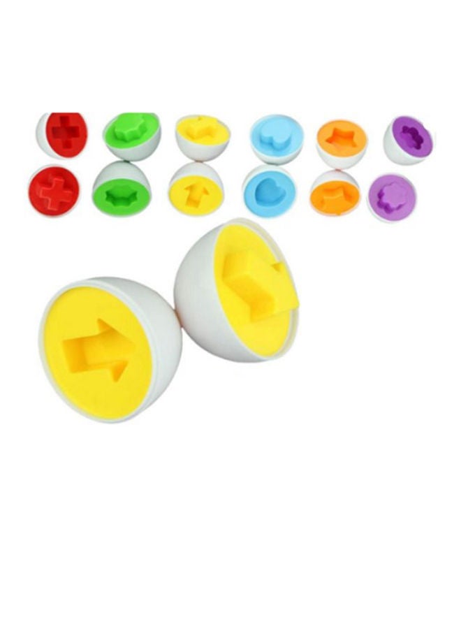 6-Piece Shape Blocks Puzzle Set - Image 2