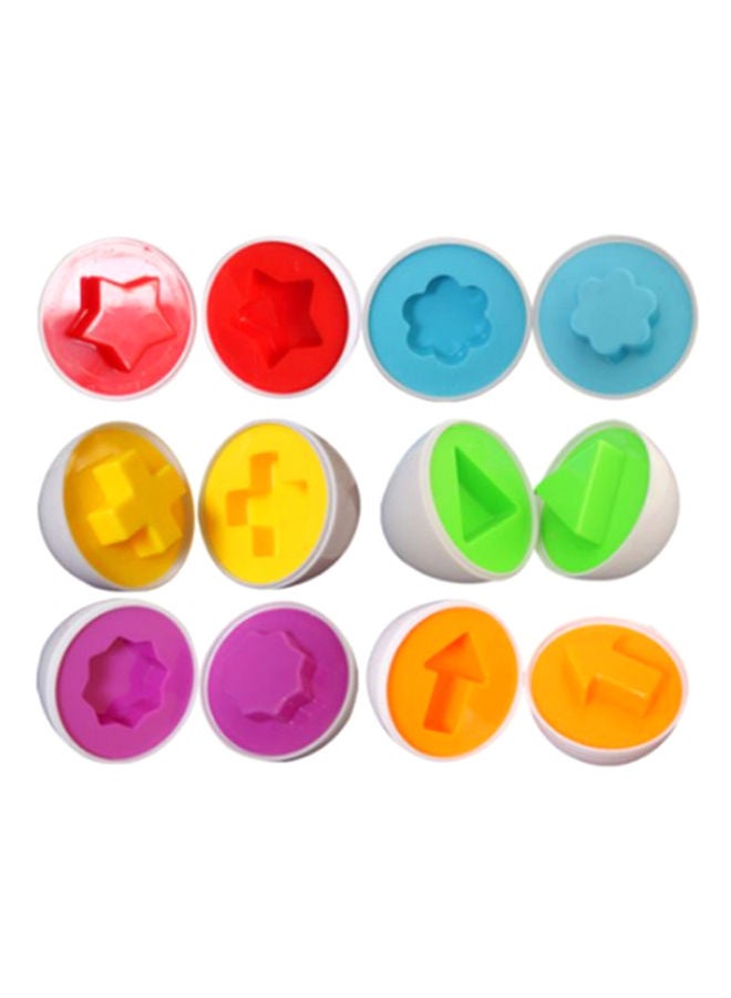 6-Piece Shape Blocks Puzzle Set - Image 1