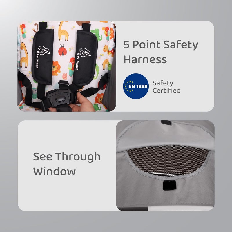 R for Rabbit Chocolate Ride Stylish Baby Stroller - Image 4