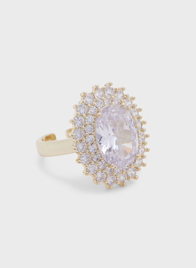 ايلا ليمتد اديشن Statement Diamante Ring