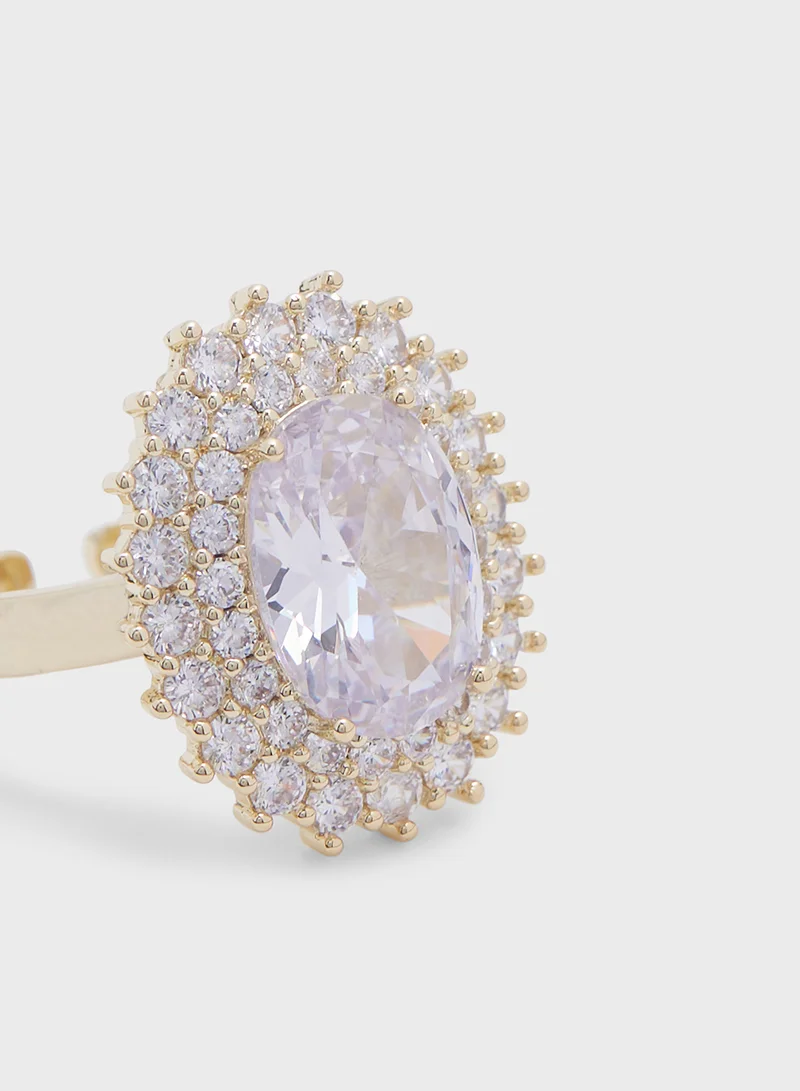 ايلا ليمتد اديشن Statement Diamante Ring