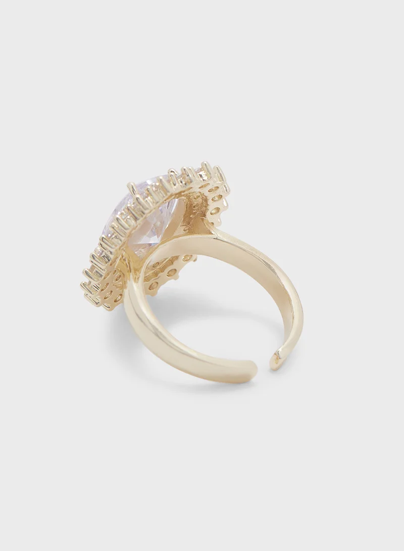 ايلا ليمتد اديشن Statement Diamante Ring