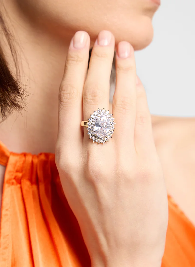 ايلا ليمتد اديشن Statement Diamante Ring