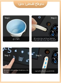 AFLYEVER منزل ذكي ثلاثي الأبعاد، مدفأة، مرطب بخار الماء، مصباح LED مزخرف، تلفزيون حائطي، صوت حطب الاحتراق، بخار الموقد الكهربائي  - Image 3