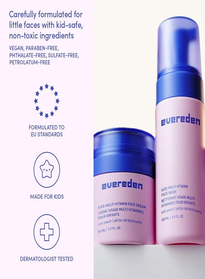 Evereden Kids Travel Essentials Set: Clean & Vegan 5-Piece Skin Care Travel Set for Kids | Body Wash, Lotion, Face Wash, Cream, 2-in-1 Shampoo & Conditioner | TSA-approved | Travel Size Toiletries - Image 2