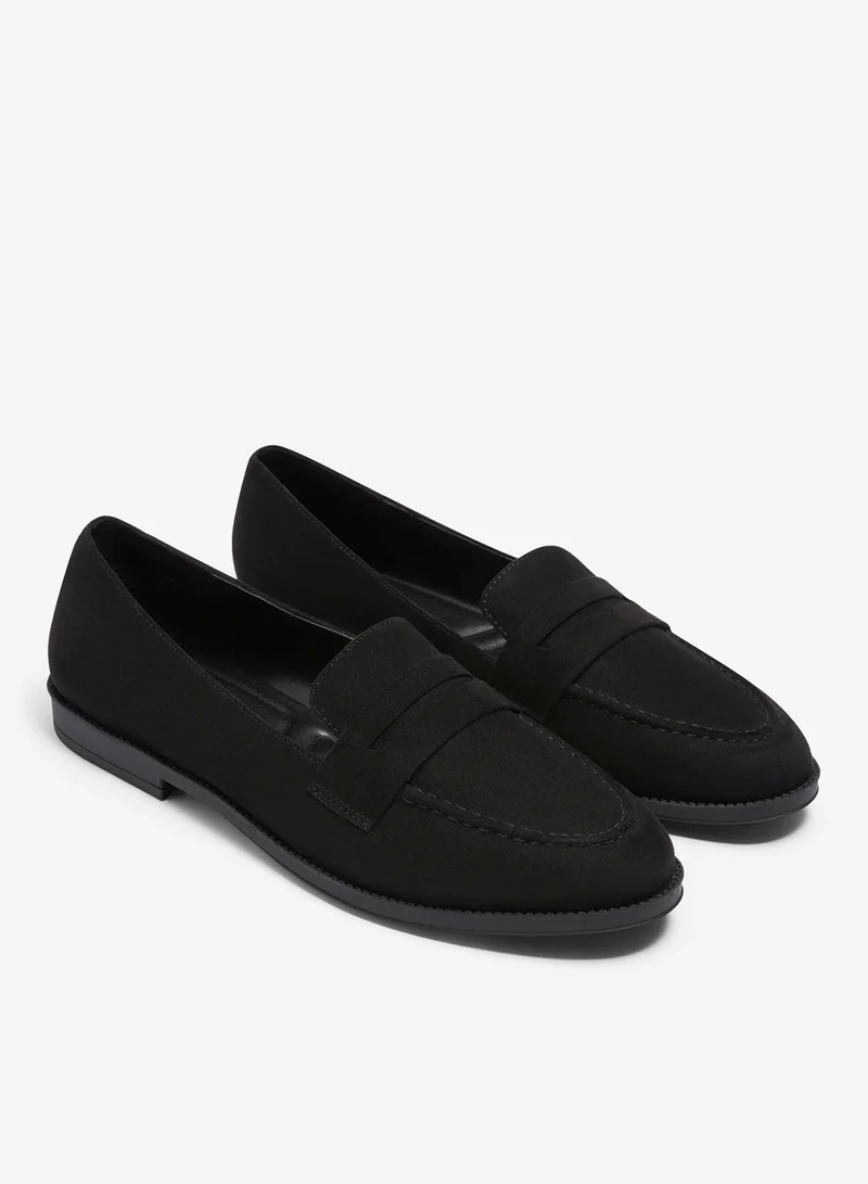 ماتلان Black Basic Loafers