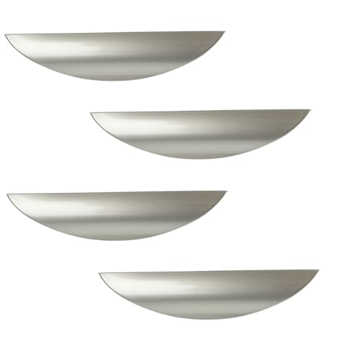 Primst Modern Light Brushed Cabinet Pulls, Furniture Hardware Collection, Cabinet Handles, Drawer Pulls, Door Pulls, Kitchen Cupboard Handle, Pack of 4(Silver,L-4PCS) - Image 1