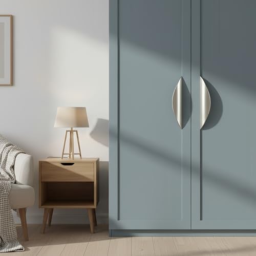 Primst Modern Light Brushed Cabinet Pulls, Furniture Hardware Collection, Cabinet Handles, Drawer Pulls, Door Pulls, Kitchen Cupboard Handle, Pack of 4(Silver,L-4PCS) - Image 5