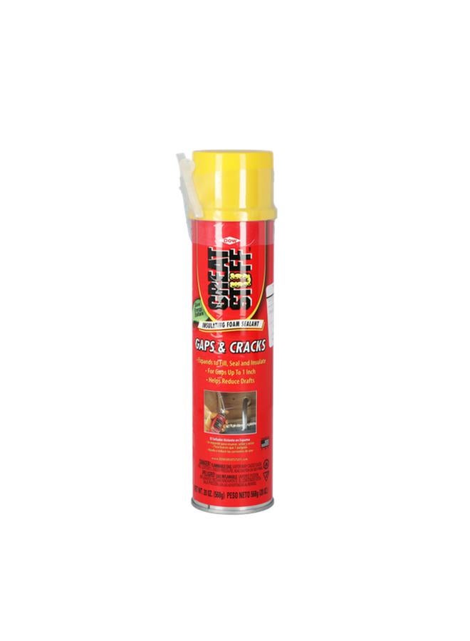 Insulating Foam Sealant for Gaps and Cracks Ivory 20oz