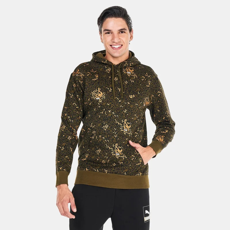 Men's Brand Love Metallic Hoodie